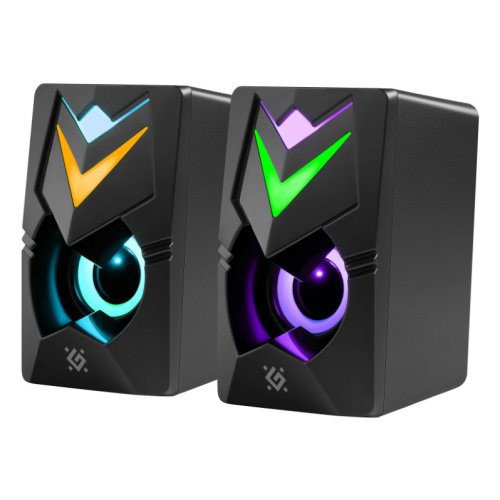 Колонки 2.0 DEFENDER J4 6Вт (65964 DEFENDER) Светодиодная подсветка