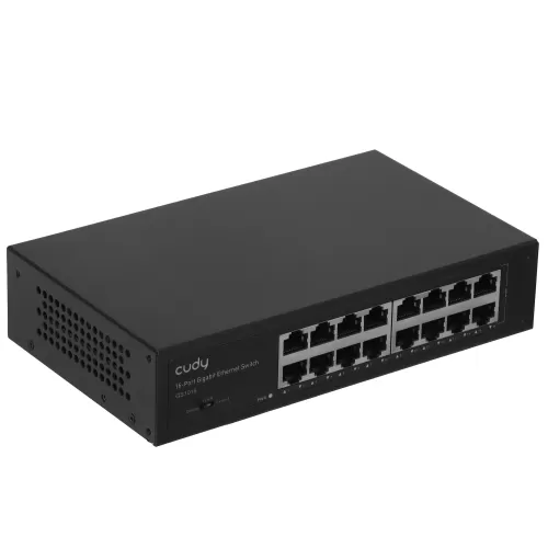Коммутатор Cudy GS1016 неуправляемый, настольный, 100 Мбит/сек, 1000 Мбит/сек, 16 port