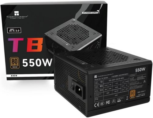 ���� ������� 550W Thermalright TR-TB550S 80 Plus BRONZE 20+4 pin, 4+4 pin x2, 6+2 pin x1, 4 pin Mole