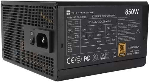 ���� ������� 850W Thermalright TR-TB850S 80 Plus BRONZE 20+4 pin, 4+4 pin x1, 6+2 pin x2, 12+4 pin P