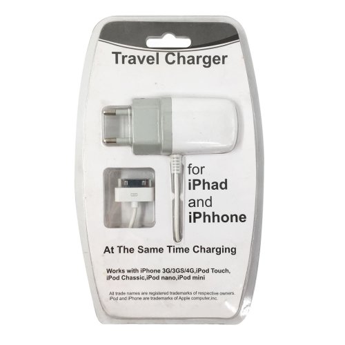   Travel Charger 2A   iPhone 4/4S 
