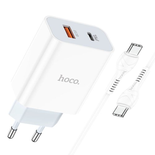   HOCO C97A,  3 +  Type-C - Type-C/ PD + QC 3.0/ 2 USB/ : 5v 9v 12v 