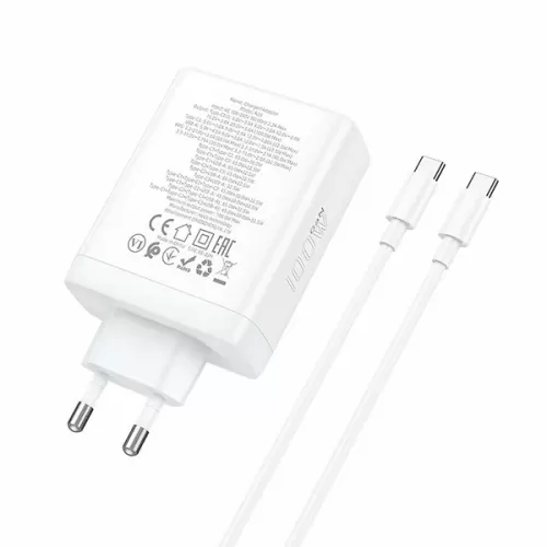   HOCO N31, PD100W, 3xType-C, 1xUSB, 3A + (Type-C - Type-C), 1, 