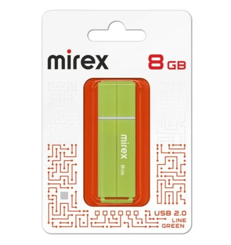 -  8GB Mirex LINE GREEN ()