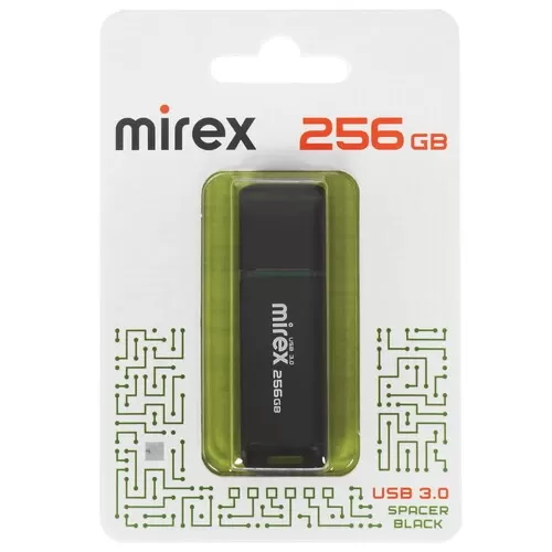 -256GB Mirex USB 3.0 SPACER BLACK
