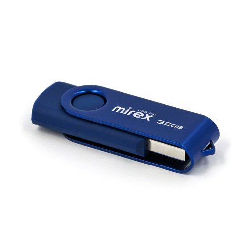 Флэш-накопитель 32GB Mirex SWIVEL DEEP BLUE Флэш-накопитель 32GB Mirex SWIVEL DEEP BLUE