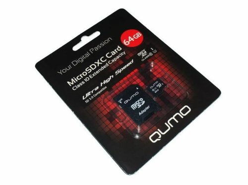   micro SDXC 64Gb QUMO lass 10   SD Pro seria 3.0  UHS-1 U3