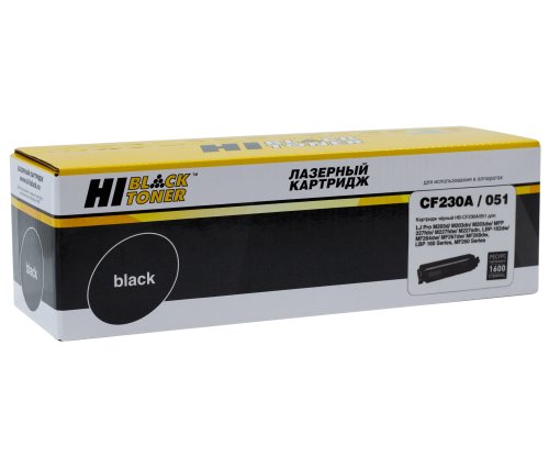 Картридж CF230A/ 051 HP LJ M203/ M227/ LBP162dw/ MF264dw/ 267dw +чип (1.6K) Hi-Black