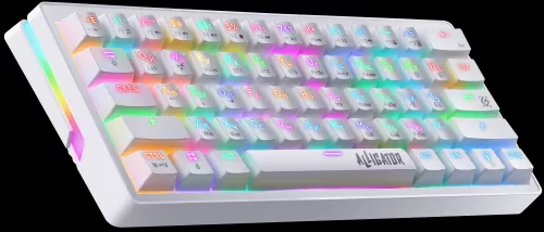 Клавиатура беспроводная Механическая Defender Alligator GK-315 2.4G+BT белая