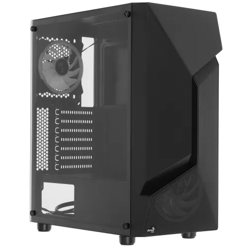 ������ ��� ����� ������� AeroCool Scape-G-BK-v2 Black Mid Tower (ATX/ micro ATX/ mini-ITX, ��� ��, Steel, ABS, Tempered Glass, HD Audio, USB 3.0x2, USB2.0x1, 1x120mm-FRGB 2x140mm-FRGB FAN) (4711099471546)