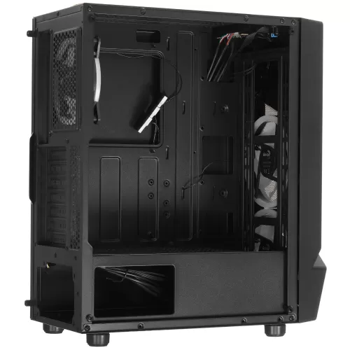 ������ ��� ����� ������� AeroCool Scape-G-BK-v2 Black Mid Tower (ATX/ micro ATX/ mini-ITX, ��� ��, Steel, ABS, Tempered Glass, HD Audio, USB 3.0x2, USB2.0x1, 1x120mm-FRGB 2x140mm-FRGB FAN) (4711099471546)