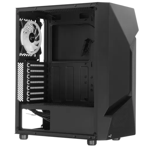������ ��� ����� ������� AeroCool Scape-G-BK-v2 Black Mid Tower (ATX/ micro ATX/ mini-ITX, ��� ��, Steel, ABS, Tempered Glass, HD Audio, USB 3.0x2, USB2.0x1, 1x120mm-FRGB 2x140mm-FRGB FAN) (4711099471546)