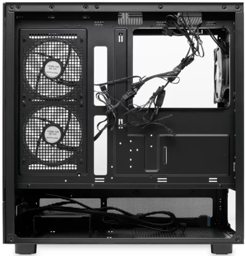 Корпус без блока питания HSPD F710-TGBK-ARGB Panoramic Mid Tower, Black, TG, 0.5 SPCC, 3x120mm ARGB (FN027) E-ATX, ATX, mATX, mITX, 185/395/270mm, 2x2.5, 1x3.5, 7xPCI, 2xUSB-A 3.0 435x230x457mm Корпус без блока питания HSPD F710-TGBK-ARGB Panoramic Mid Tower, Black, TG, 0.5 SPCC, 3x120mm ARGB (FN027) E-ATX, ATX, mATX, mITX, 185/395/270mm, 2x2.5, 1x3.5, 7xPCI, 2xUSB-A 3.0 435x230x457mm