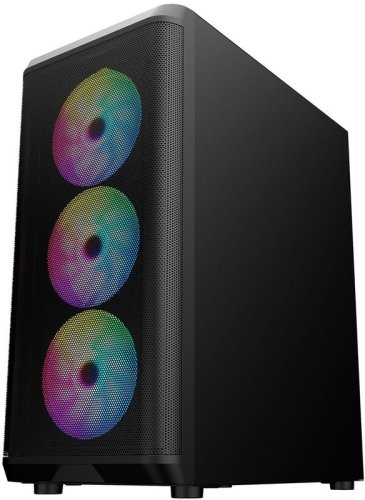 Корпус без блока питания ALSEYE Audin-BK AS.07.0173 ATX, Mini-ITX, microATX, Чёрный, стекло Корпус без блока питания ALSEYE Audin-BK AS.07.0173 ATX, Mini-ITX, microATX, Чёрный, стекло