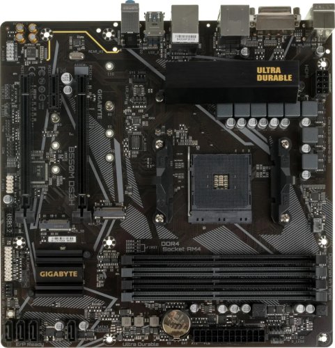 . GIGABYTE B550M DS3H AM4, AMD B550, 4xDDR4-3200 , 2xPCI-Ex16, 2xM.2, Micro-ATX