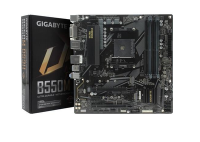 . GIGABYTE B550M DS3H AM4, AMD B550, 4xDDR4-3200 , 2xPCI-Ex16, 2xM.2, Micro-ATX