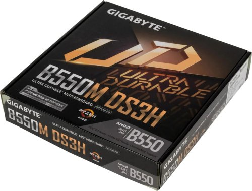 . GIGABYTE B550M DS3H AM4, AMD B550, 4xDDR4-3200 , 2xPCI-Ex16, 2xM.2, Micro-ATX