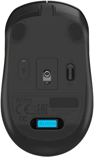 Мышь A4Tech Fstyler FG10CS Air, бесшумная, черно-зеленая, оптическая, 2000 dpi Мышь A4Tech Fstyler FG10CS Air, бесшумная, черно-зеленая, оптическая, 2000 dpi