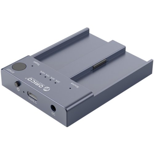 - ORICO M2P2-C3-C-EU-GY-BP  Dual Bay (  M.2 NVMe SSD - 10 / USB 3. 1 Type-C    )