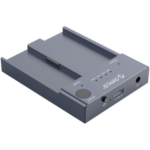 - ORICO M2P2-C3-C-EU-GY-BP  Dual Bay (  M.2 NVMe SSD - 10 / USB 3. 1 Type-C    )