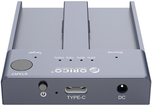 - ORICO M2P2-C3-C-EU-GY-BP  Dual Bay (  M.2 NVMe SSD - 10 / USB 3. 1 Type-C    )