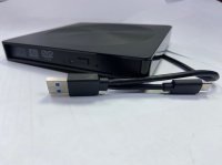 Корпус для DVD-ROM ноутбука POP-UP Mobile External Black (EXT BOX для внешнего подключения ноутбучного DVD привода SATA, USB3.0 + Type C)