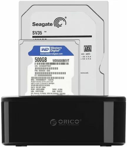 - ORICO 6218US3-EU-BK-BP  1 HDD  2.5