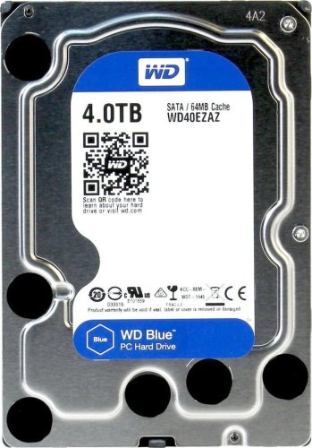   4TB WD WD40EZAZ Western Digital Blue (5400rpm, 64 MB, SATA600 )  SATA III, 3.5