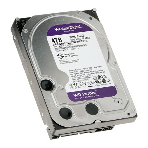   4TB WD WD43PURZ Purple (5400rpm, 256 MB, SATA600,       24x7)