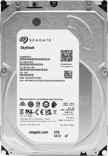   4TB Seagate Skyhawk ST4000VX015, 4, HDD, SATA III, 3.5