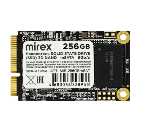   SSD mSATA 256 Gb Mirex (N5M) (   540 /,   490 /)