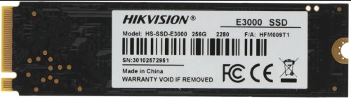   SSD M.2 256GB Hikvision E3000 HS-SSD-E3000/256G Hiksemi 256, M.2 2280, PCIe 3.0 x4, M.2