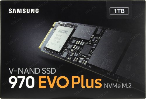   SSD M.2 1TB Samsung 970 EVO Plus [MZ-V7S1T0BW] PCI-E 3.x x4,  - 3500 /,  - 3300 /, 3  MLC (TLC), NVM Express