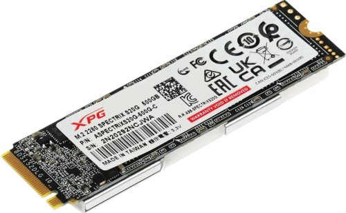   SSD M.2 500GB A-Data Spectrix S20G ASPECTRIXS20G-500G-C 500, M.2 2280, PCIe 3.0 x4, NVMe, M.2 (   2500 /,   1800 /)