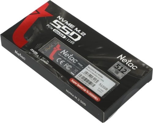 Твердотельный накопитель SSD M.2 512GB NETAC NV2000 NT01NV2000-512-E4X 512ГБ, M.2 2280, PCIe 3.0 x4, NVMe, M.2 (скорость чтения до 2500 МБ/с, записи до 1950 МБ/с) Твердотельный накопитель SSD M.2 512GB NETAC NV2000 NT01NV2000-512-E4X 512ГБ, M.2 2280, PCIe 3.0 x4, NVMe, M.2 (скорость чтения до 2500 МБ/с, записи до 1950 МБ/с)
