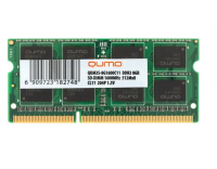 ������ SO-DIMM DDR3 8Gb QUMO 1600MHz PC-12800 512Mx8 CL11 Retail (QUM3S-8G1600C11) 1.5v