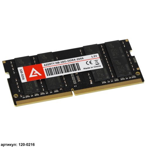  SO-DIMM DDR4 16GB Azerty 2666MHz 1.2 V