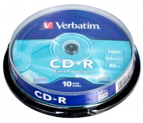  VERBATIM CD-R 80 52x DL CB/10