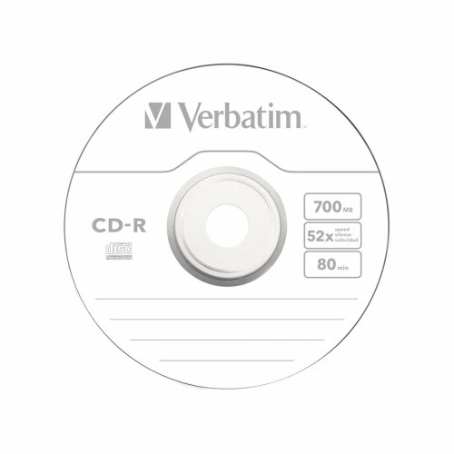  VERBATIM CD-R 80 52x DL CB/10