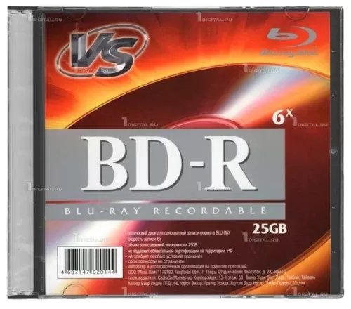  VS BD-R 25 Gb 6x Slim