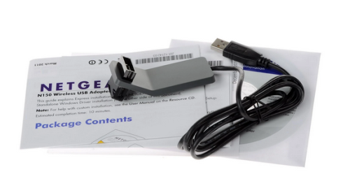  Wi-Fi NetGear WNA1100-100PES USB2.0 802.11n,  150Mbit/s