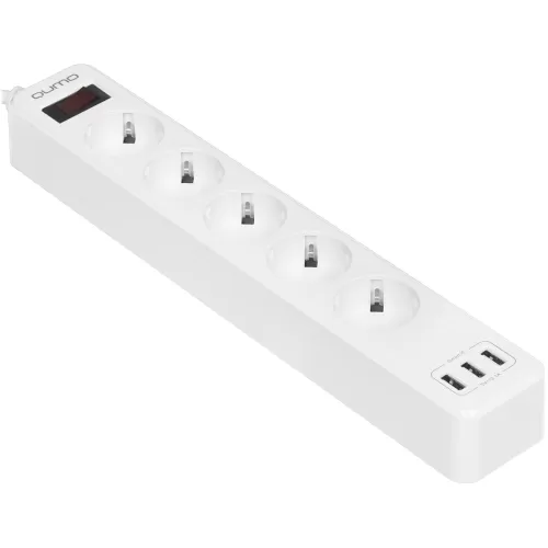   QUMO Power Bar Light [51552] 5 , 2, 3 USB-A  1A  ( )