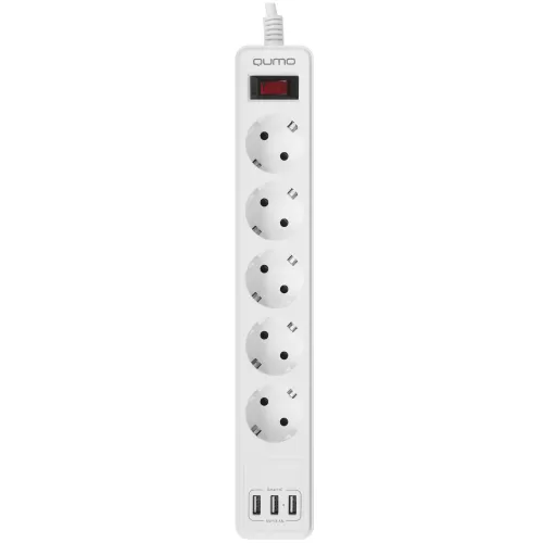   QUMO Power Bar Light [51552] 5 , 2, 3 USB-A  1A  ( )