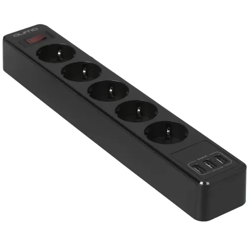   QUMO Power Bar Light [51555] 5 , 3, 3 USB-A  1A  ( )
