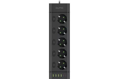   QUMO Power Bar [51561] 5 , 2, 4 USB-A  2 Type-C   2.4A  ( )