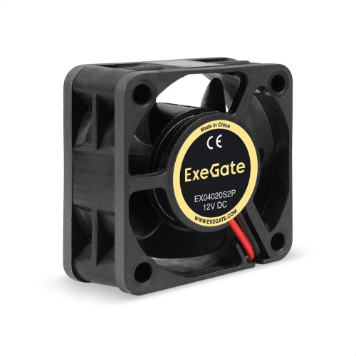  404020 ExeGate EX04020S2P, Sleeve bearing, 2pin ( 2.54), 6500RPM 28dBA