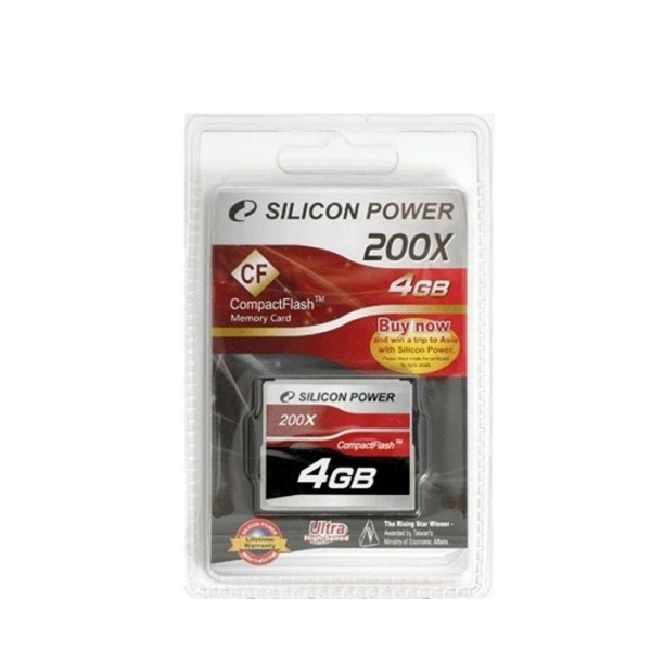   Compact Flash  4Gb Silicon Power 200X