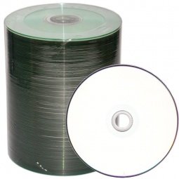  DVD+R Mirex  [4.7Gb, 16x, printable inkjet   bulk 100]