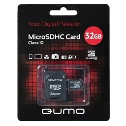   Micro SD 32Gb QUMO class 10   SDHC Ultra High Speed