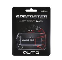 - 32GB QUMO SPEEDSTER 3.0 BLACK,   